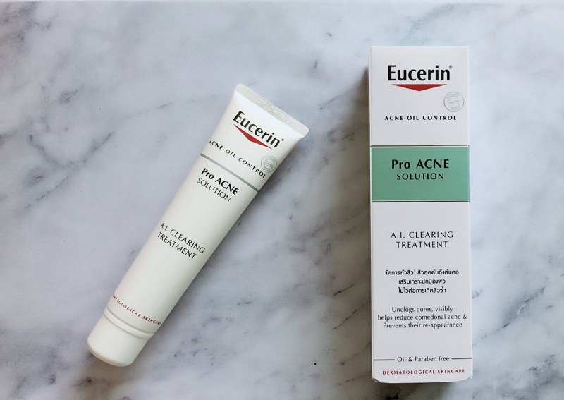 Kem trị mụn Eucerin Pro Acne Solution.